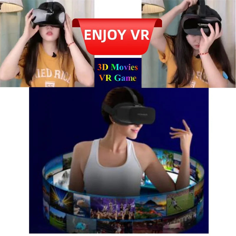 Qianhuan Magic Mirror VR Glasses AIO5 - All-in-One 3D Stereo Game and Movie Virtual Reality Technology Smart Device, No Phone Re