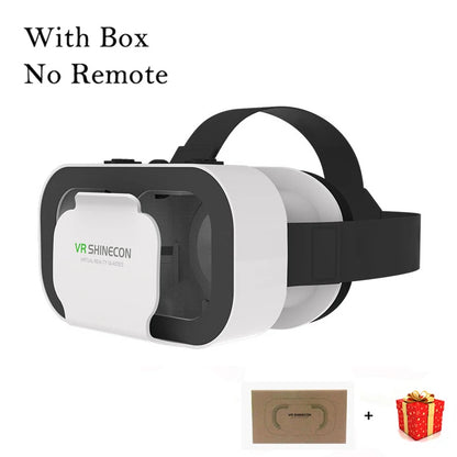 VR Glasses 3D Viar Phone Virtual Reality Headset Helmet Devices Smart Lenses Goggles For Smartphones Cell Hedset Mobile Game Set