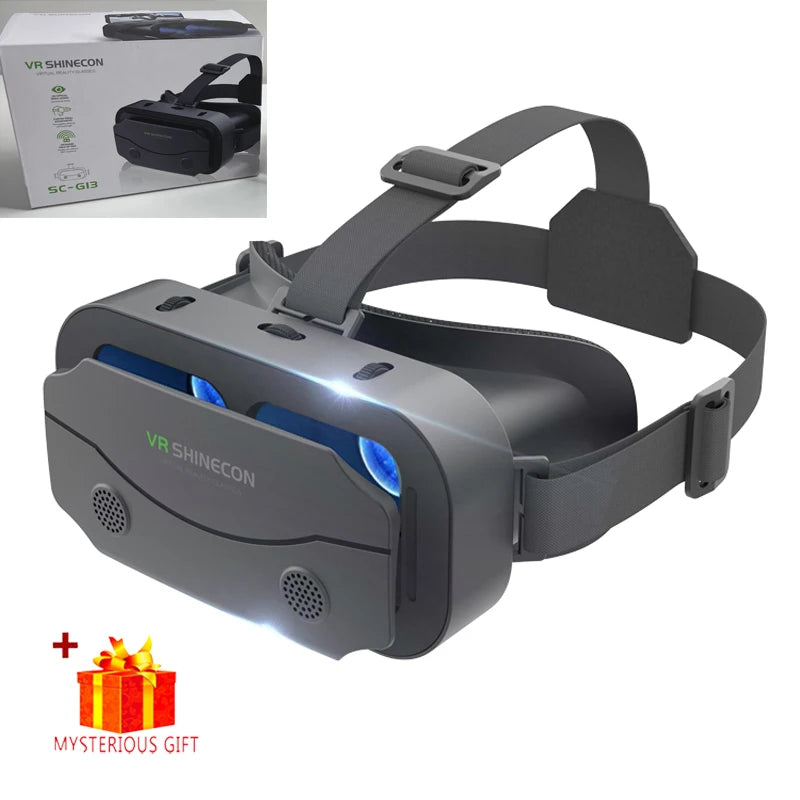 VR Glasses 3D Viar Phone Virtual Reality Headset Helmet Devices Smart Lenses Goggles For Smartphones Cell Hedset Mobile Game Set