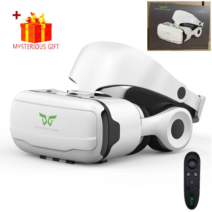 VR Glasses Virtual Reality 3D Headset Helmet For Android iPhone Smartphone Mobile Phone Game Wirth Real Goggles Devices Lenses