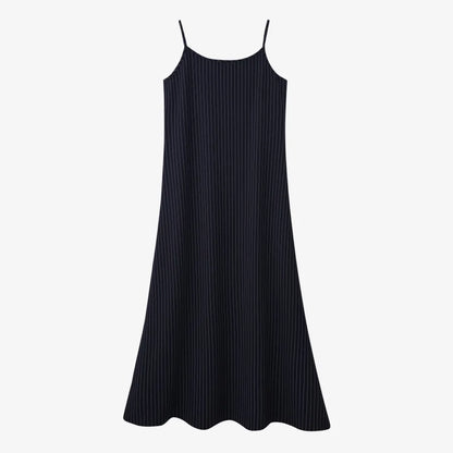 AS AW25 pinstripe collection slip dress + knit mockneck top + embroidery cableknit + stripe pleat skirt