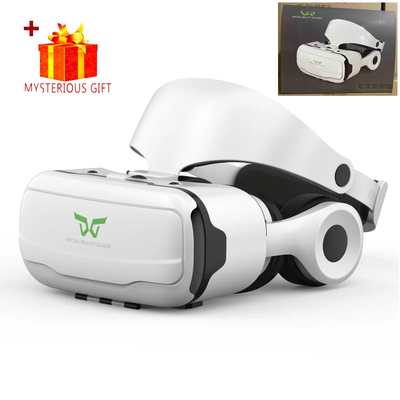 VR Glasses Virtual Reality 3D Headset Helmet For Android iPhone Smartphone Mobile Phone Game Wirth Real Goggles Devices Lenses