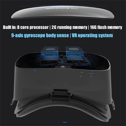 Qianhuan Magic Mirror VR Glasses AIO5 - All-in-One 3D Stereo Game and Movie Virtual Reality Technology Smart Device, No Phone Re