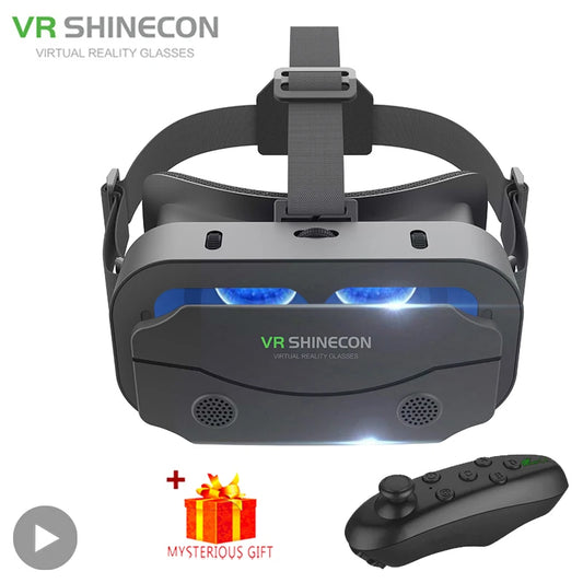 VR Glasses 3D Viar Phone Virtual Reality Headset Helmet Devices Smart Lenses Goggles For Smartphones Cell Hedset Mobile Game Set