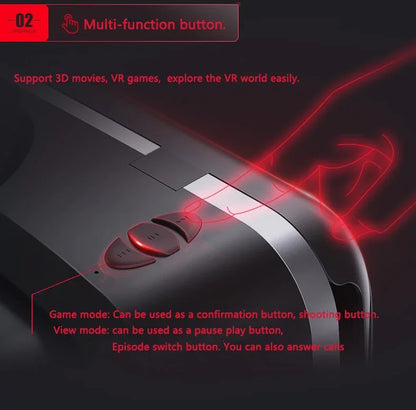 VR Glasses 3D Viar Phone Virtual Reality Headset Helmet Devices Smart Lenses Goggles For Smartphones Cell Hedset Mobile Game Set