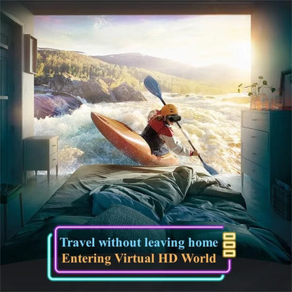 Qianhuan Magic Mirror VR Glasses AIO5 - All-in-One 3D Stereo Game and Movie Virtual Reality Technology Smart Device, No Phone Re