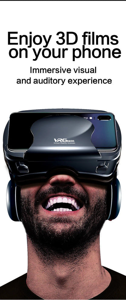 Virtual Reality 3D VR Glasses Helmet Devices Lenses Headset Goggle Smart Smartphone Cell Phone Mobile Viar Realidade Game Viewer