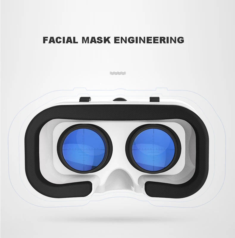 3D Virtual Reality VR Glasses For Phone Mobile Smartphones 7 Inch Headset Helmet Game Wirth Real Viar Goggles Cell Device Lenses