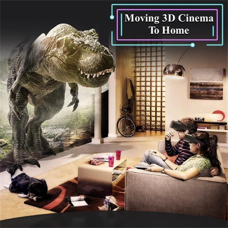Qianhuan Magic Mirror VR Glasses AIO5 - All-in-One 3D Stereo Game and Movie Virtual Reality Technology Smart Device, No Phone Re