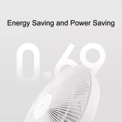 MIJIA Smart DC Inverter Floor Fan 1X Upgrade With 7-Blade,140° Wide-Angle Airflow,Low 25.6dB Noise Fan,Power Bank Support