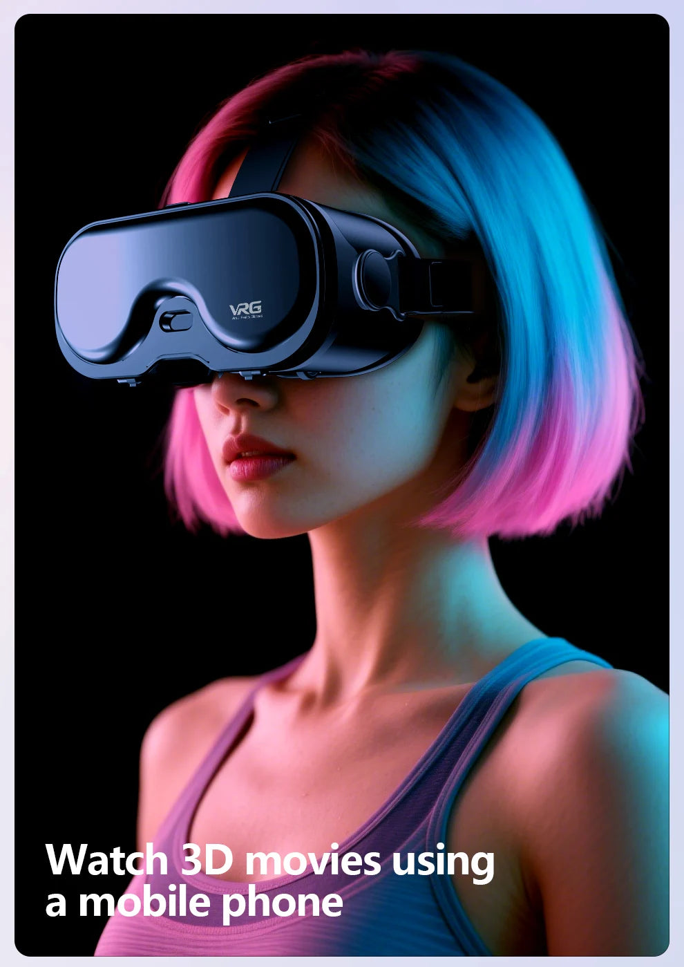 Virtual Reality 3D VR Glasses Helmet Devices Lenses Headset Goggle Smart Smartphone Cell Phone Mobile Viar Realidade Game Viewer