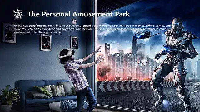 All-in-One 4K 72Hz/90Hz 6DoF 105° FOV Spatial VR AR MR Device with 3D Video Glasses