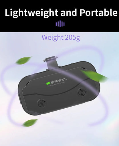 3D Virtual Reality VR Glasses For Phone Mobile Smartphones 7 Inch Headset Helmet Game Wirth Real Viar Goggles Cell Device Lenses