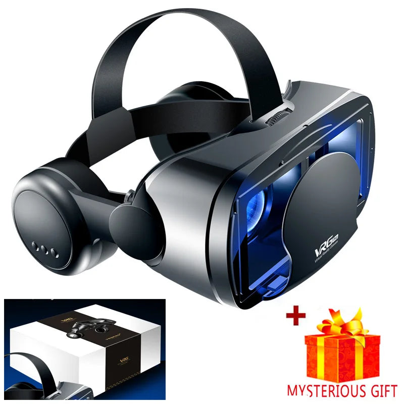 Virtual Reality 3D VR Glasses Helmet Devices Lenses Headset Goggle Smart Smartphone Cell Phone Mobile Viar Realidade Game Viewer