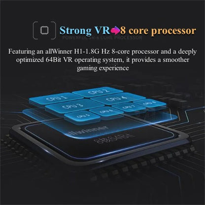 Qianhuan Magic Mirror VR Glasses AIO5 - All-in-One 3D Stereo Game and Movie Virtual Reality Technology Smart Device, No Phone Re