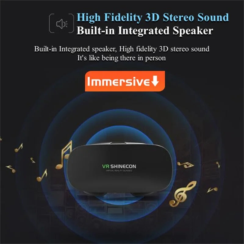 Qianhuan Magic Mirror VR Glasses AIO5 - All-in-One 3D Stereo Game and Movie Virtual Reality Technology Smart Device, No Phone Re