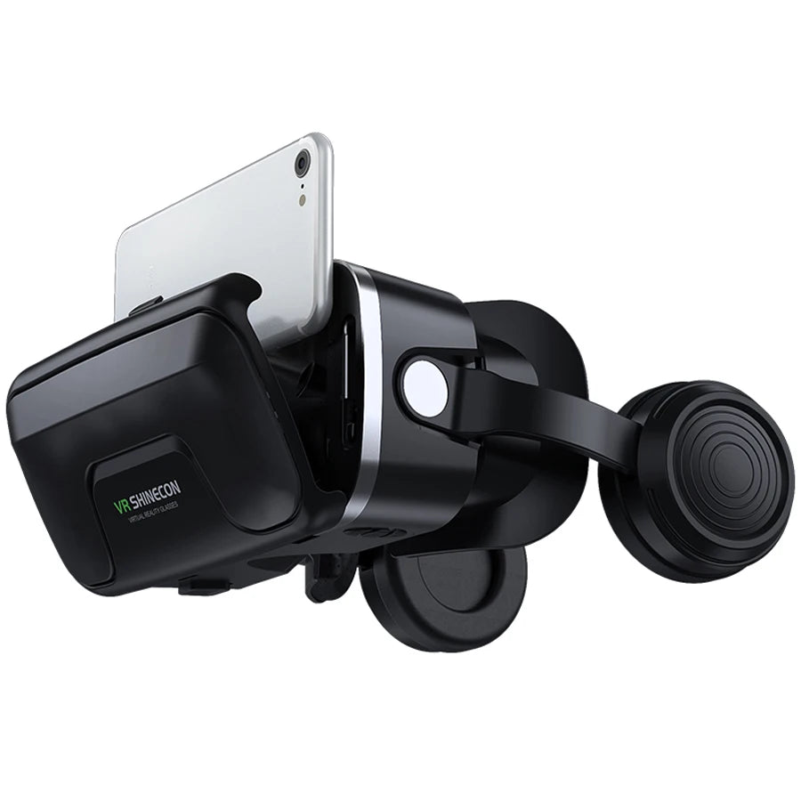 3D Virtual Reality VR Glasses For Phone Mobile Smartphones 7 Inch Headset Helmet Game Wirth Real Viar Goggles Cell Device Lenses