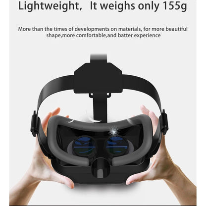 3D Virtual Reality VR Glasses For Phone Mobile Smartphones 7 Inch Headset Helmet Game Wirth Real Viar Goggles Cell Device Lenses