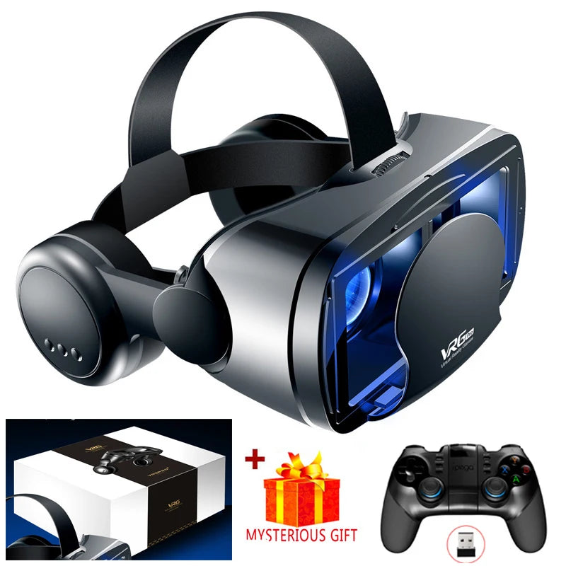 Virtual Reality 3D VR Glasses Helmet Devices Lenses Headset Goggle Smart Smartphone Cell Phone Mobile Viar Realidade Game Viewer