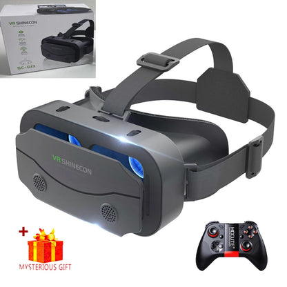 VR Glasses 3D Viar Phone Virtual Reality Headset Helmet Devices Smart Lenses Goggles For Smartphones Cell Hedset Mobile Game Set