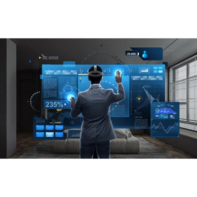 All-in-One 4K 72Hz/90Hz 6DoF 105° FOV Spatial VR AR MR Device with 3D Video Glasses