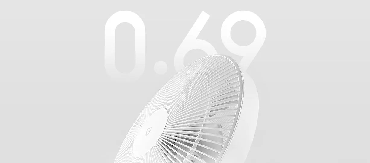 MIJIA Smart DC Inverter Floor Fan 1X Upgrade With 7-Blade,140° Wide-Angle Airflow,Low 25.6dB Noise Fan,Power Bank Support
