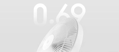 MIJIA Smart DC Inverter Floor Fan 1X Upgrade With 7-Blade,140° Wide-Angle Airflow,Low 25.6dB Noise Fan,Power Bank Support