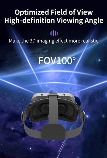 VR Glasses 3D Viar Phone Virtual Reality Headset Helmet Devices Smart Lenses Goggles For Smartphones Cell Hedset Mobile Game Set