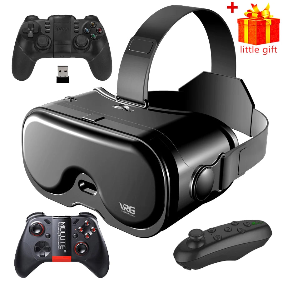 Virtual Reality 3D VR Glasses Helmet Devices Lenses Headset Goggle Smart Smartphone Cell Phone Mobile Viar Realidade Game Viewer