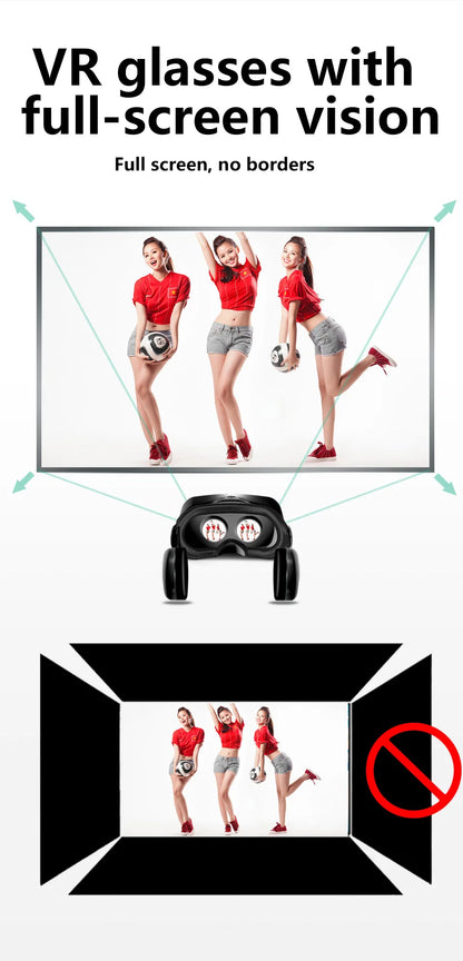 Virtual Reality 3D VR Glasses Helmet Devices Lenses Headset Goggle Smart Smartphone Cell Phone Mobile Viar Realidade Game Viewer