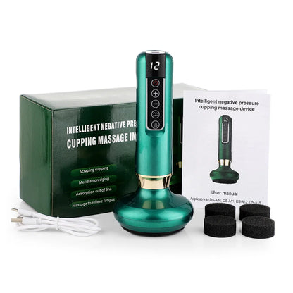 Smart Body Massager Vacuum Suction Device Cellulite Fat Bruning Handheld Chinese Sculpting Heating Cans For Belly Back Massage