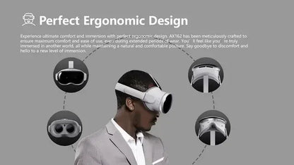All-in-One 4K 72Hz/90Hz 6DoF 105° FOV Spatial VR AR MR Device with 3D Video Glasses