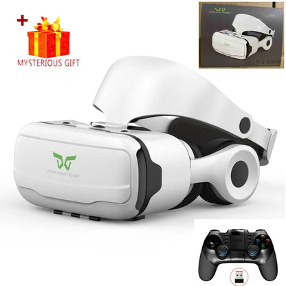 VR Glasses Virtual Reality 3D Headset Helmet For Android iPhone Smartphone Mobile Phone Game Wirth Real Goggles Devices Lenses