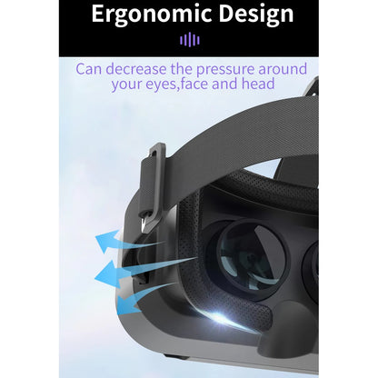 VR Glasses 3D Viar Phone Virtual Reality Headset Helmet Devices Smart Lenses Goggles For Smartphones Cell Hedset Mobile Game Set