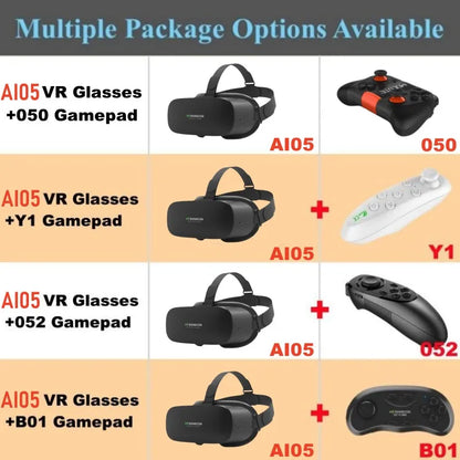 Qianhuan Magic Mirror VR Glasses AIO5 - All-in-One 3D Stereo Game and Movie Virtual Reality Technology Smart Device, No Phone Re