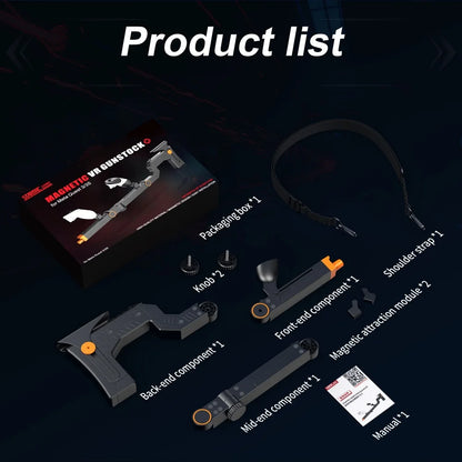 VR Gaming Experience Magnetic VR Games Rifle Gun Suitable For Meta Quest 3S/Quest 3 VR Game Accessories For Kids Adult