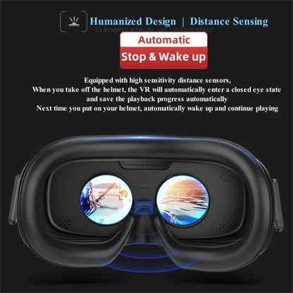 Qianhuan Magic Mirror VR Glasses AIO5 - All-in-One 3D Stereo Game and Movie Virtual Reality Technology Smart Device, No Phone Re