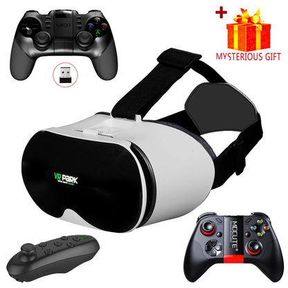 Virtual Reality 3D VR Glasses Smartphone Headset Goggles Helmet Viar Smart Phone Controller Cell Mobile Lenses Device Video Game