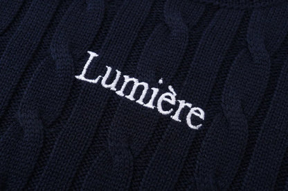 AS AW25 pinstripe collection slip dress + knit mockneck top + embroidery cableknit + stripe pleat skirt