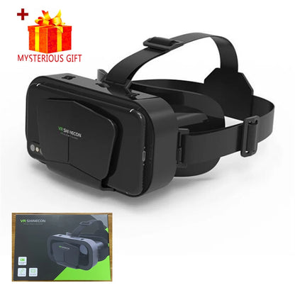 VR Glasses 3D Viar Phone Virtual Reality Headset Helmet Devices Smart Lenses Goggles For Smartphones Cell Hedset Mobile Game Set