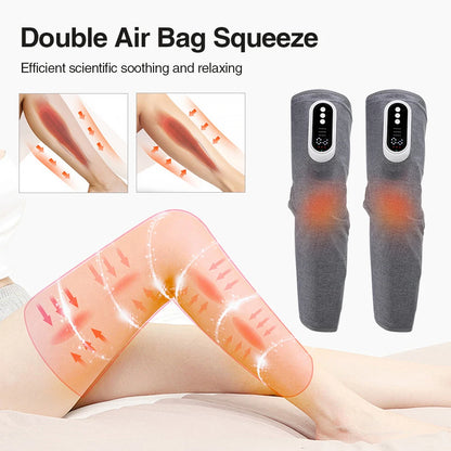 Electric Leg Massager Thigh Calf Air Compression Massager 3 Modes 360° All-Round Wrap Massage Leg Muscle Improve Calf Edema