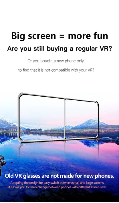Virtual Reality 3D VR Glasses Helmet Devices Lenses Headset Goggle Smart Smartphone Cell Phone Mobile Viar Realidade Game Viewer
